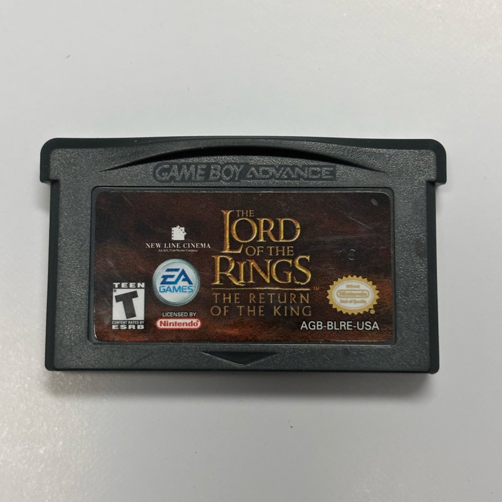 Lord of the Rings The Return of the King for Gameboy Advance.
